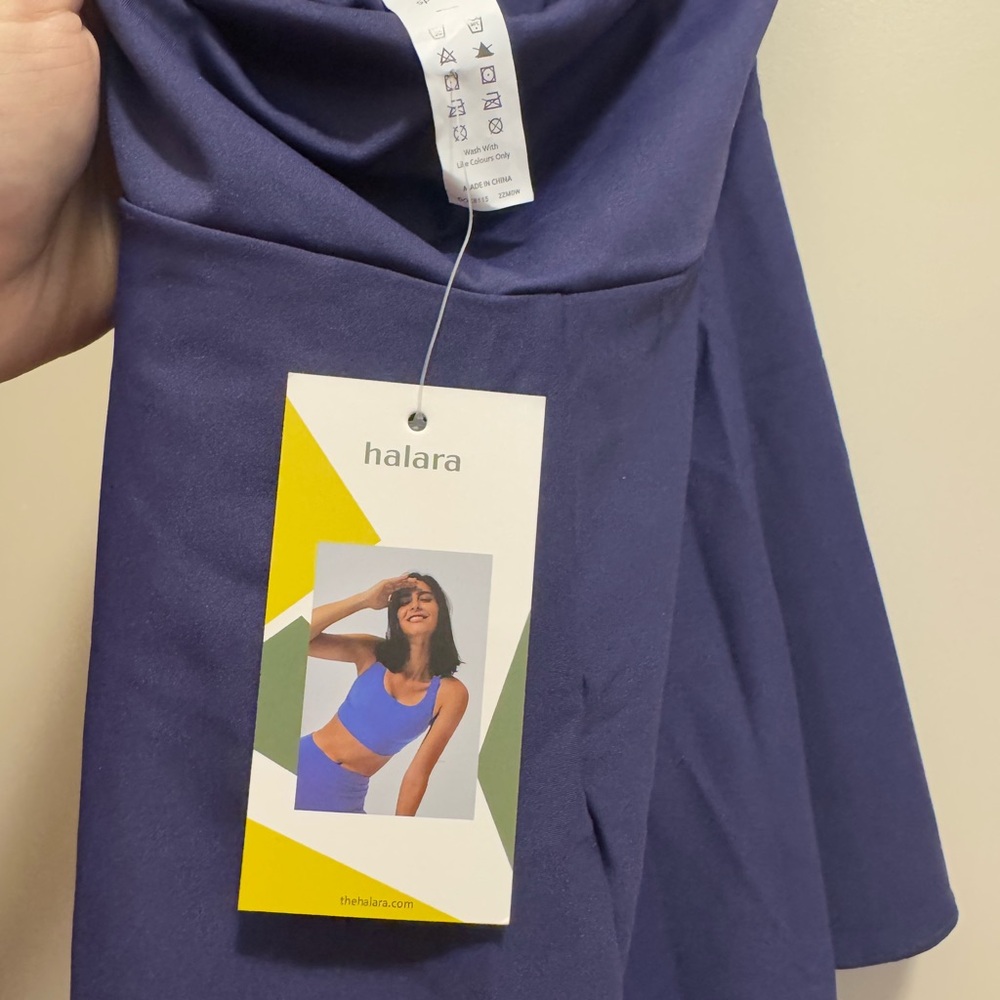 Halara navy tennis skirt